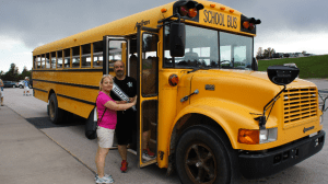 Yellow Schoolbus. Dit kan ook van onze bucket list.