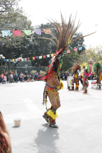 Schaars gekleed maar wel heel kleurrijk